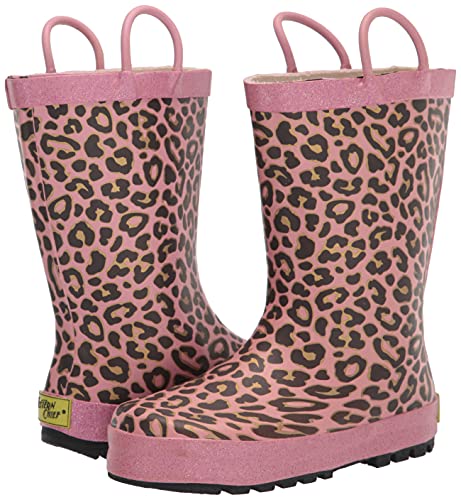 Image of Western Chief Kids Ladybug Rain Boot(Toddler /Little Kid /Big Kid) | Built for outdoor play, pull-on loops for self-dressing, comfort EVA insole, rubber traction outsole, toddler to big kid size