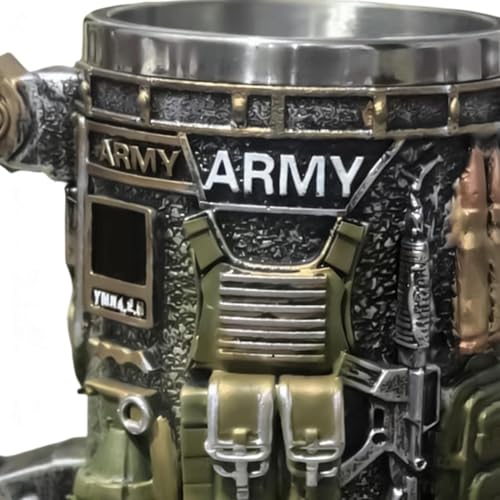 Vaisselle de boisson esthétique militaire et tasses à café originales haute capacité - 7
