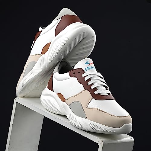 Image of Cruiser Mens Fashion Chunky Shoes|Bold & Trendy Design | Lightweight & Comfortable with Cushioned Insole | Men's Chunky Sneakers with Attitude |Perfect for Streetwear & Casual Outfits (Fleix)