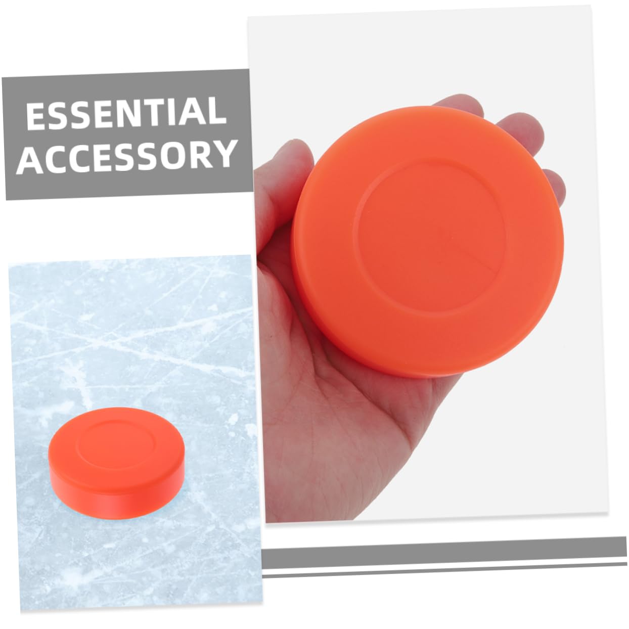 TOYANDONA 5 Stück PVC Eishockey Pucks Trainingspuck Für Innen Und Außen Hockey Trainingsausrüstung Verbessert Reaktionszeit Und Kontrolle