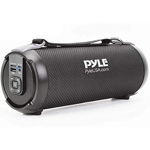 Pyle Portable Bluetooth Boombox Speaker PBMSPG3BK Cover