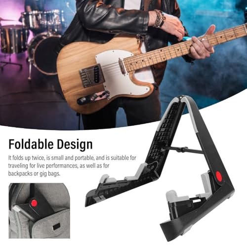 Support pliable pour ukulélé et guitare réglable en A