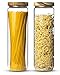 ALFRED & ELSE® Spaghetti Aufbewahrung [2x1700ml] Spaghetti Glas Vorratsgläser Vorratsdosen Glas I Müsli Aufbewahrung Glas I spülmaschinengeeignet I Glas Aufbewahrungsbehälter