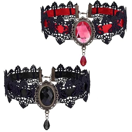 UILYNIU 2 Piezas Gargantilla de Encaje Negro Collar Collar de Gargantilla, Gotico de Gargantillas, Punk Collar, Colgante Gótico, Collar de Encaje, para cosplay, fiesta, Halloween | Ya disponible en tu tienda friki favorita! En mundofriki.es! UILYNIU 2 Piezas Gargantilla de Encaje Negro Collar Collar de Gargantilla, Gotico de Gargantillas, Punk Collar, Colgante Gótico, Collar de Encaje, para cosplay, fiesta, Halloween | Ya disponible en tu tienda friki favorita! En mundofriki.es!