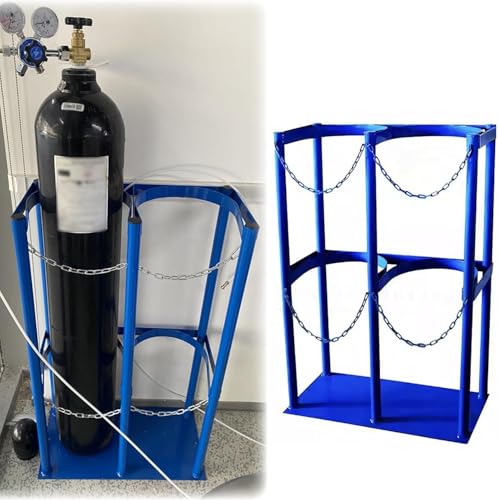 Bouteilles d'oxygène instables ? Choisissez ce rack de sécurité antichute - 2