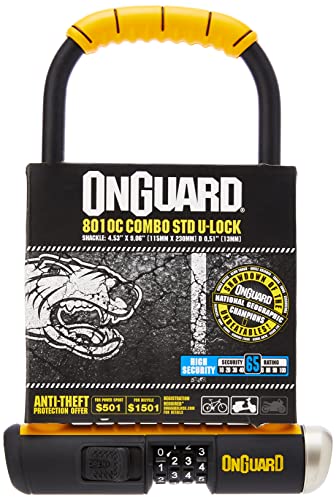 ONGUARD 8010C Bulldog Bügelschloss, schwarz, 11.5 x 23 cm Cover