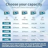 Ediloca 256GB Micro SD Card, Memory Card with SD Adapter, Read Speed up to 100MB/s, UHS-I TF Card for 4K Video Recording, Compatible with Smartphone, Dash Cam, Camera and Drones, C10, U3, V30, A1 - Image 7