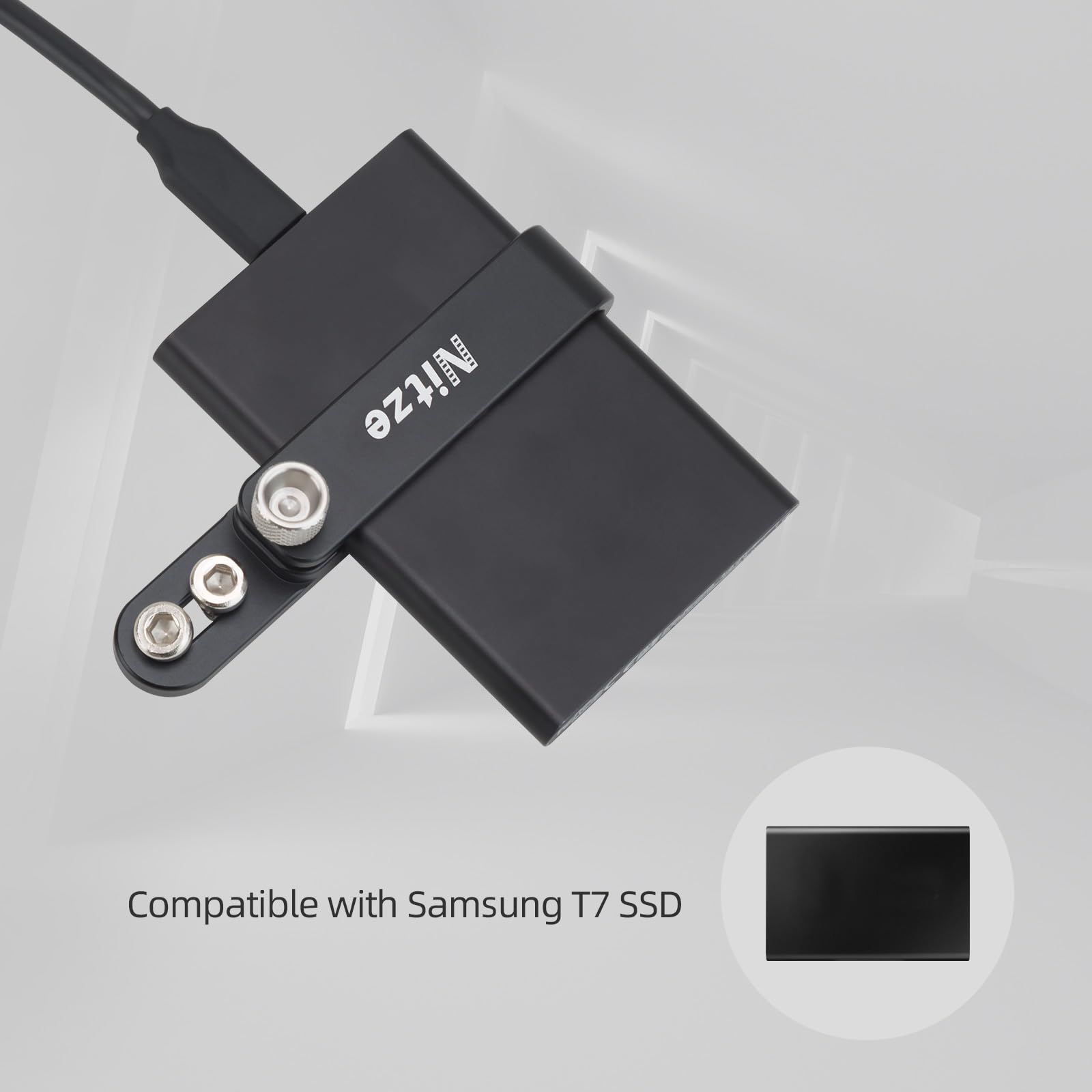 Amazon.com: Nitze SSD Mount Bracket for Samsung T7, T7 SSD Holder