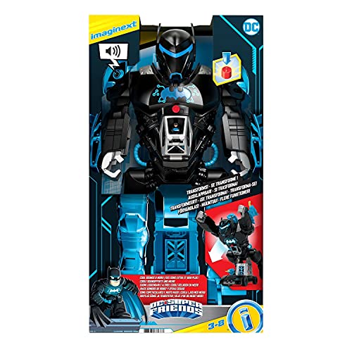 Robô Tech Batbot - Imaginext - DC Super Friends - Preto - Mattel
