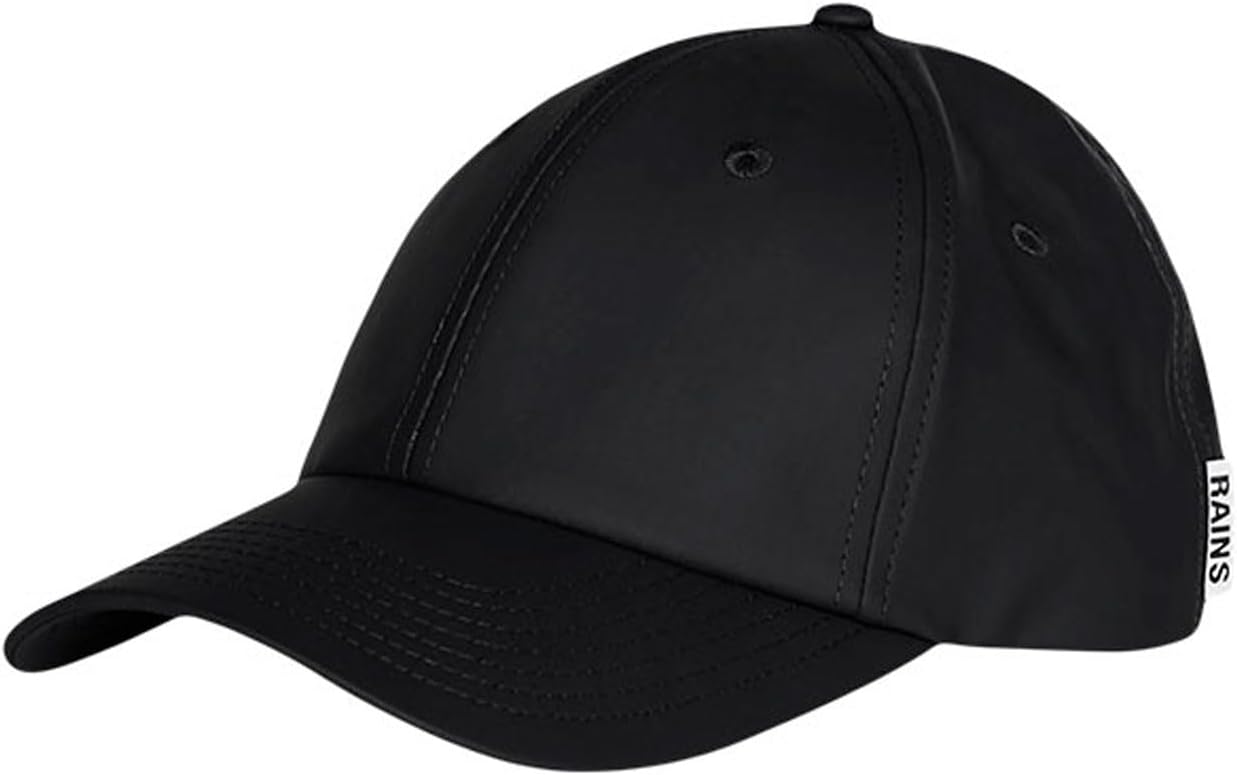 RAINS Cap – Unisex Water-Resistant Baseball Cap for Men and Women with Adjustable Buckle, Six-Panel Design, Curved Brim