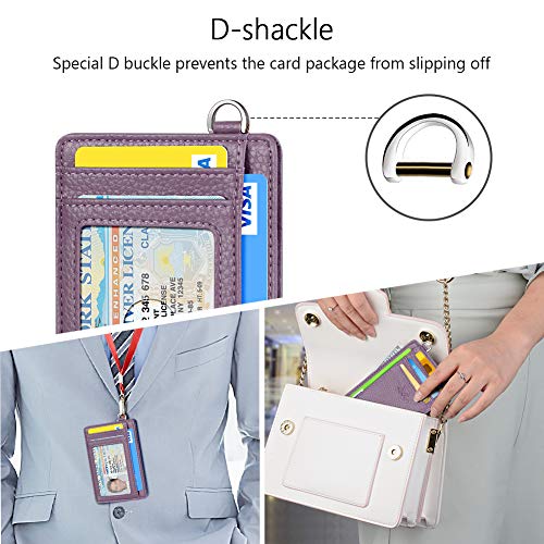 FurArt Slim Minimalist Wallet, Front Pocket Wallets, RFID Blocking, Credit Card Holder for Men-Lavender4