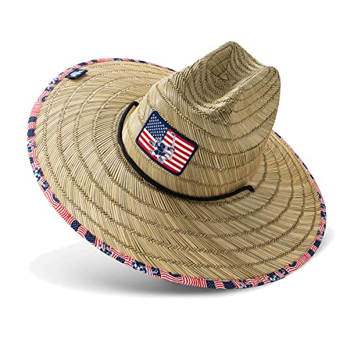 ChalkTalkSPORTS Hockey Straw Sun Hat | Youth & Adult Sizes