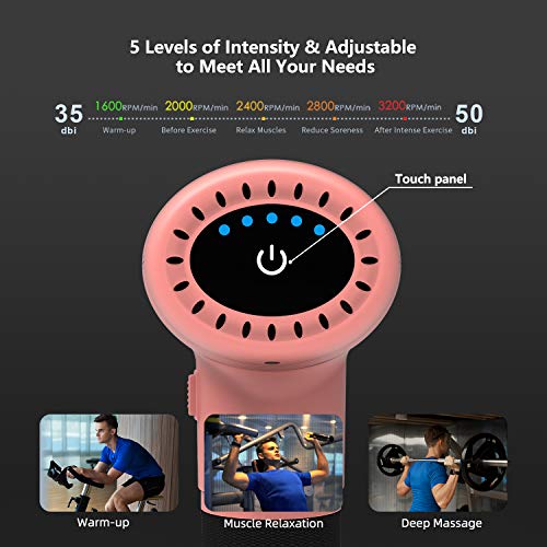 image for BLACKLEAF Massage Gun, Deep Tissue Percussion Muscle Massage Gun for T