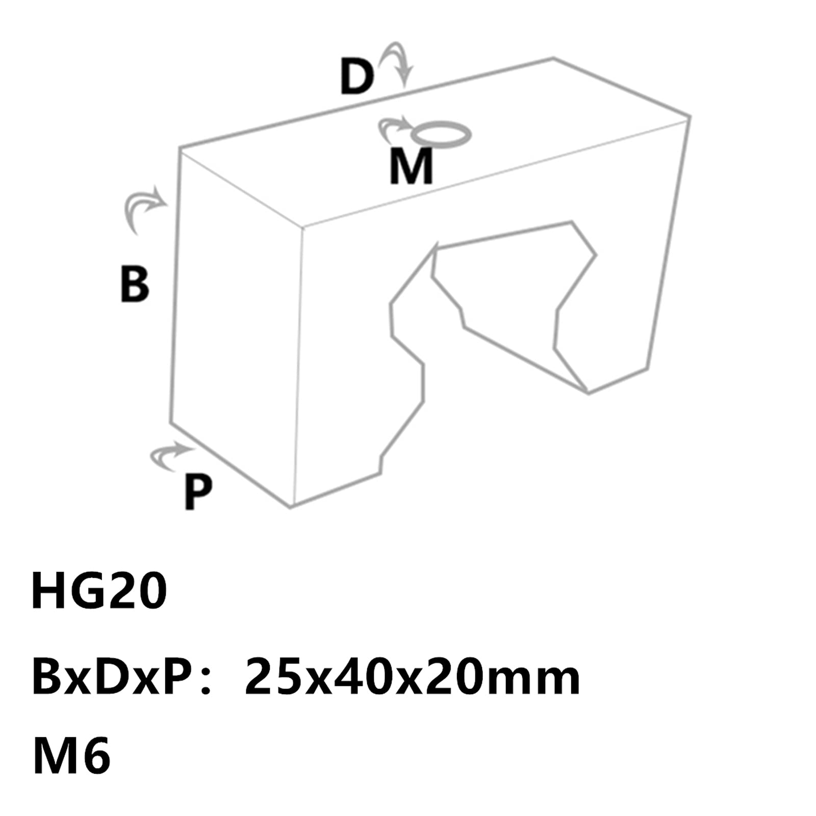 HGR20 Guide linéaire 700 mm Rail linéaire HGH20 + 4 pièces HGH20CA + 4 blocs de patins à traîneau HGH20CA + 4 blocs de délimitation CNC Kit pour fraises CNC DIY