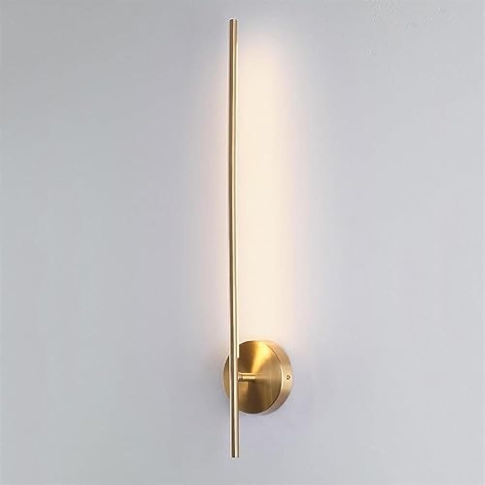 Applique da Parete in Ottone Moderno di metà secolo, lampade da corridoio, Montaggio a Parete, Lampada da Parete lineare a Striscia Lunga, Illuminazione da Parete Vintage in Oro cablata per