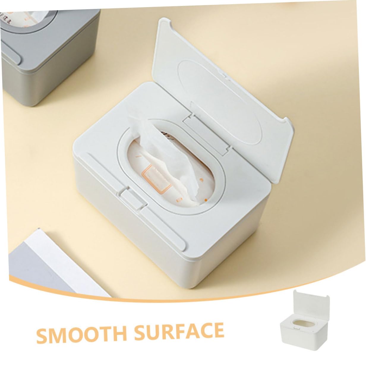 VANZACK 2 Stück Feuchttuchbox Nachfüllbarer Wipe Holder Wasserdichter Wipes Spender Für Babyfeuchttücher Praktisch Robust Für Zuhause Und Unterwegs