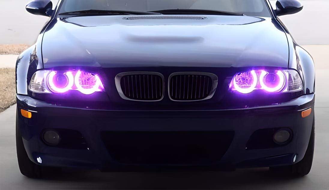 iJDMTOY RGB Angel Eyes Kit for BMW E36 E46 E39 E38 4