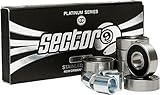 Sector 9 Platinum Abec-9 Stainless Steel Bearing with Spacers (Pack of 8)