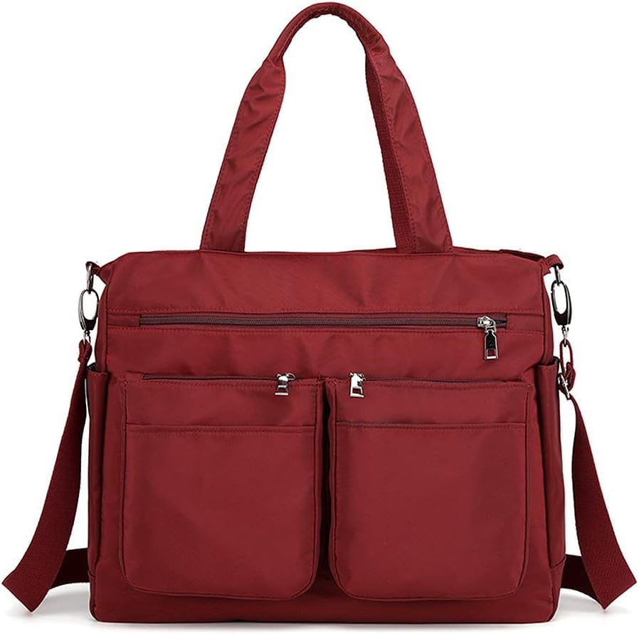 BYKOINE Work Bags for Women Large Tote Bag Waterproof Travel Laptop Bag Designer Hobo Nylon Shoulder Bag