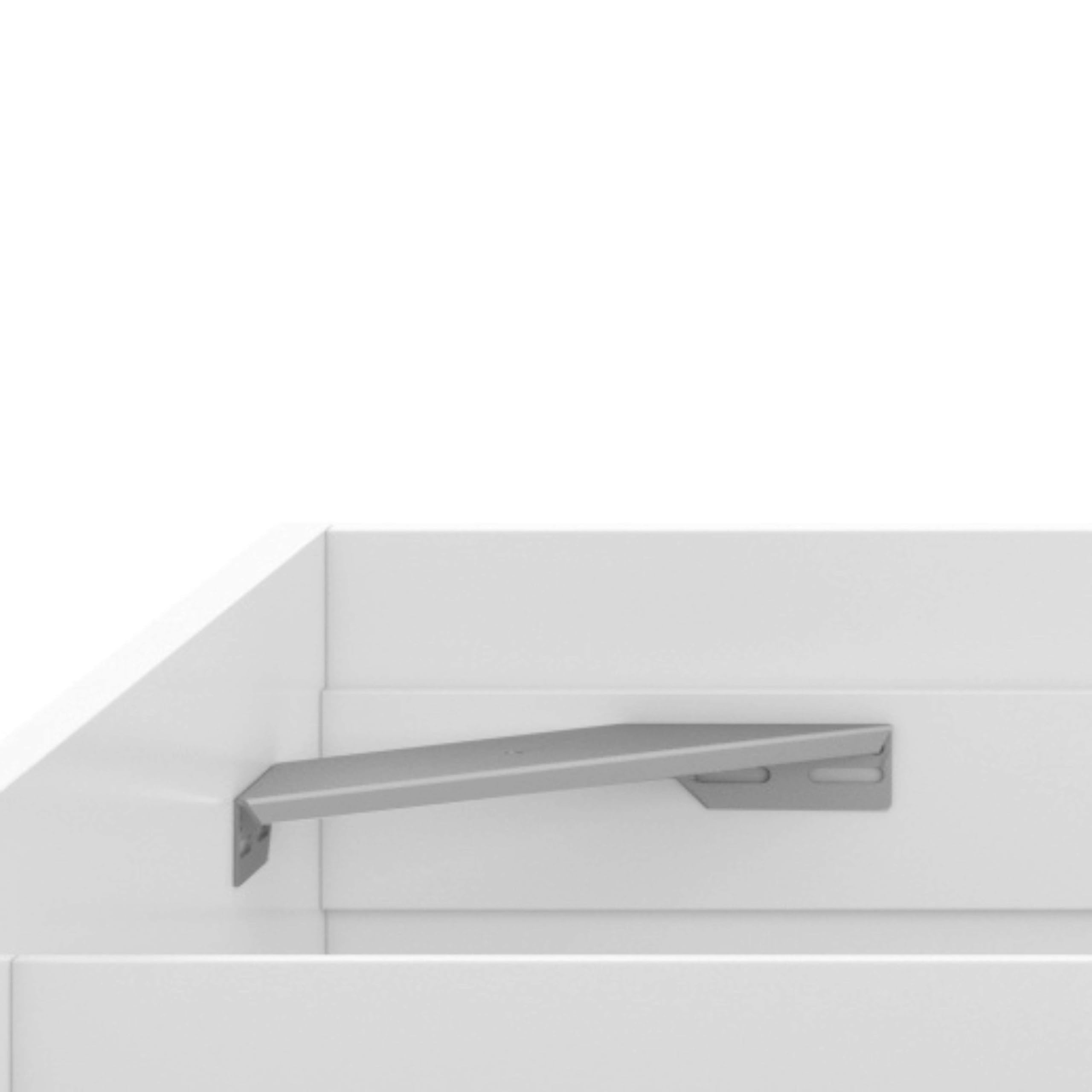 Miroytengo Cama de Matrimonio Honeymoon Dormitorio con 4 Cajones Estilo Contemporáneo en Color Blanco Artik 150x190 cm