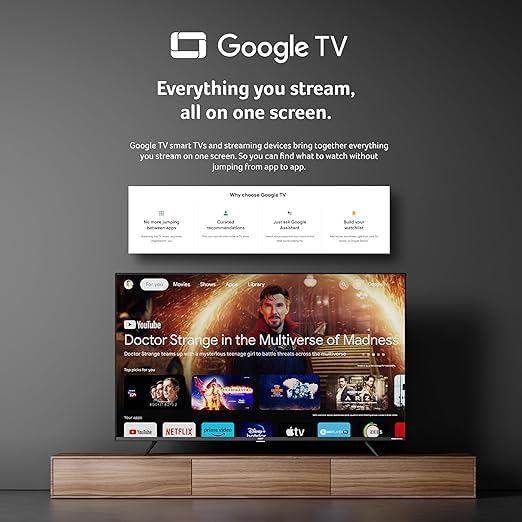 Image of Acer 109 cm (43 inches) Super Series 4K Ultra HD Smart QLED Google TV AR43QDXGU2875AT (Black)