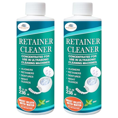 Northwest Enterprises RETAINER 16OZ MINT Ultrasonic Retainer Cleaner Solution Concentrate cover
