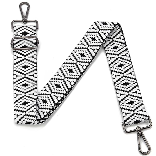 Image of Purse Strap Gold Hardware Replacement Crossbody Bag Strap, Wide Adjustable Shoulder Strap