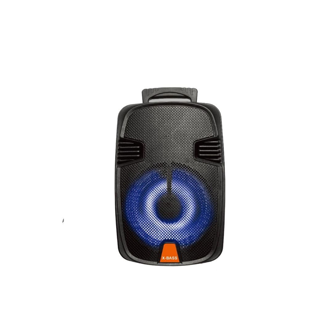Max Star - Alltavoz Karaoke con Microfono - para Adultos y niños, con Mando Distancia, Bluetooth, USB, Radio FM, Display, Micro SD TF, Bateria Recargable con Pantalla LED DG1203.5.6