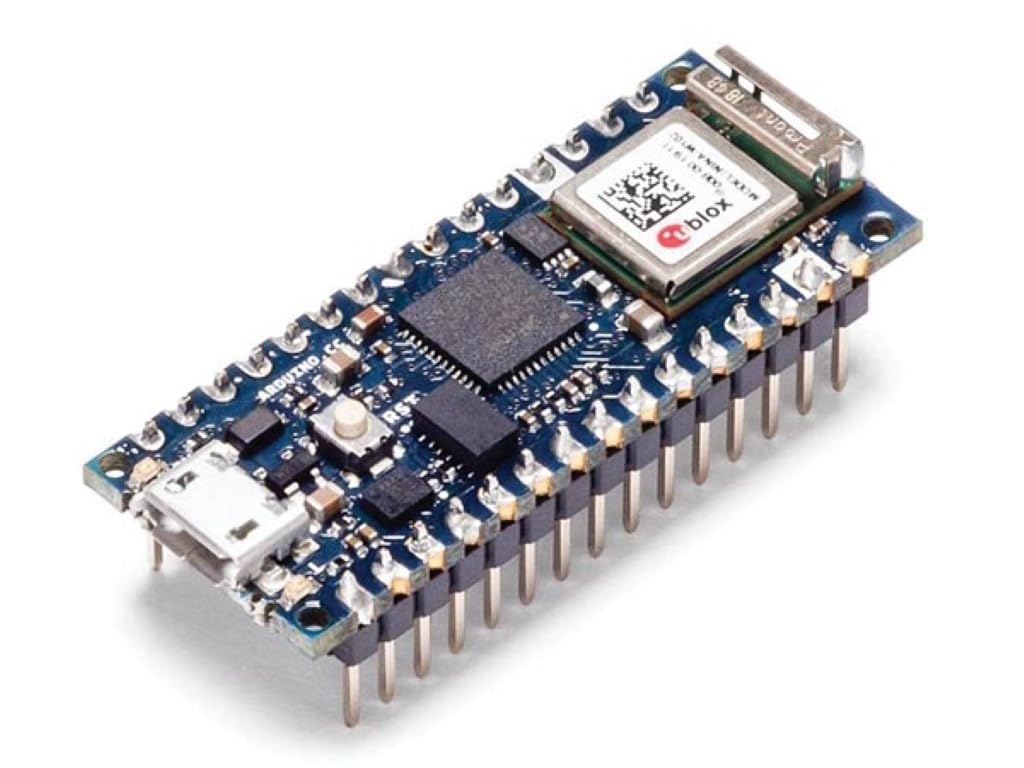 ArduinoNano 33 IoT with Headers [ABX00032] � ARM Cortex-M0+, WiFi & Bluetooth, 256KB Flash, 32KB SRAM, Secure Element, 14 Digital I/O, 6 Analog Inputs, Pre-Soldered Headers, IDE Compatible