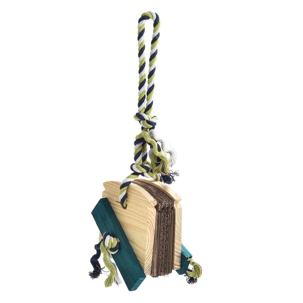 Busy Bagel Chew & Preen Hanging Parrot Toy — view 4