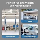 XPOtool Auffahrrampen bis 5t aus Kunststoff 2 Stück Stabile Autorampen für schwerere Fahrzeuge Pkw Auto Kfz Rampe