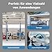 XPOtool Auffahrrampen bis 5t aus Kunststoff 2 Stück Stabile Autorampen für schwerere Fahrzeuge Pkw Auto Kfz Rampe