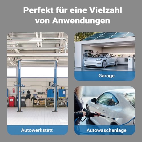 XPOtool Auffahrrampen bis 5t aus Kunststoff 2 Stück Stabile Autorampen für schwerere Fahrzeuge Pkw Auto Kfz Rampe
