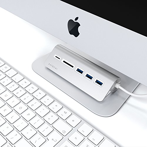 Satechi USB C Aluminium Hub Silber - 6