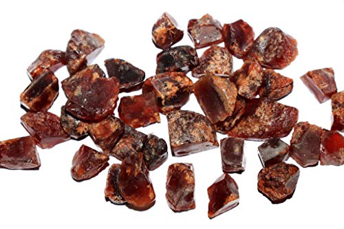 Image of Natural Hessonite (Gomed) Rough Stone 50g - Raw Healing Crystal for Vastu & Meditation