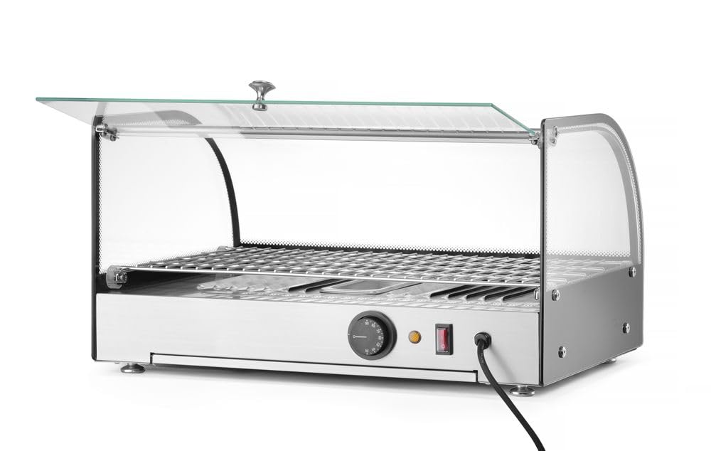 HENDI Expositor de calentamiento de un nivel - un nivel - 230V / 400W - 554x376x(H)311 mm