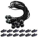 ★ Diámetro del cable elástico: 4 mm; Diámetro de la bola: 27 mm; Largo: 220 mm. Nota: El diámetro de la bola elástica es muy grueso y resistente, y no es compatible con los clips de lona. Lea atentamente las dimensiones del producto en la imagen.