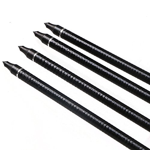 I-Sport 32" Archery Fiberglass Targeting Arrows With Screw-In Tips 100 Grain Broadheads For Compound Bow Or Recurve Bow(Pack Of 6) #TOP4