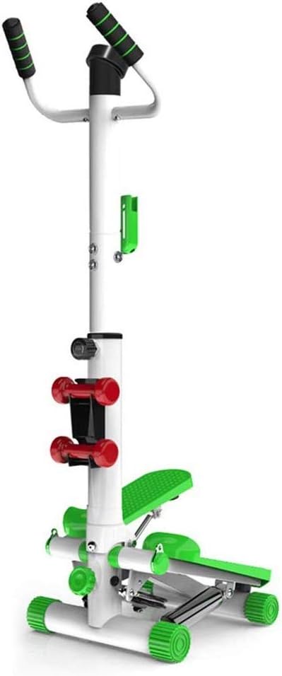 Stepper Stepper Home Mute Handrail Step Weight Health Fitness Stepper Step Machine W/Handle Bar and LCD Monitor Weight Loss Multifunctional Fitness Equipment