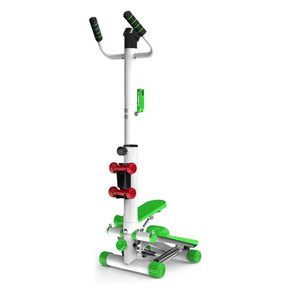 SaryEdge Stepper Stepper Home Mute Handrail Step Weight Health Fitness Stepper Step Machine W/Handle Bar and LCD Monitor Weight Loss Multifunctional Fitness Equipment,