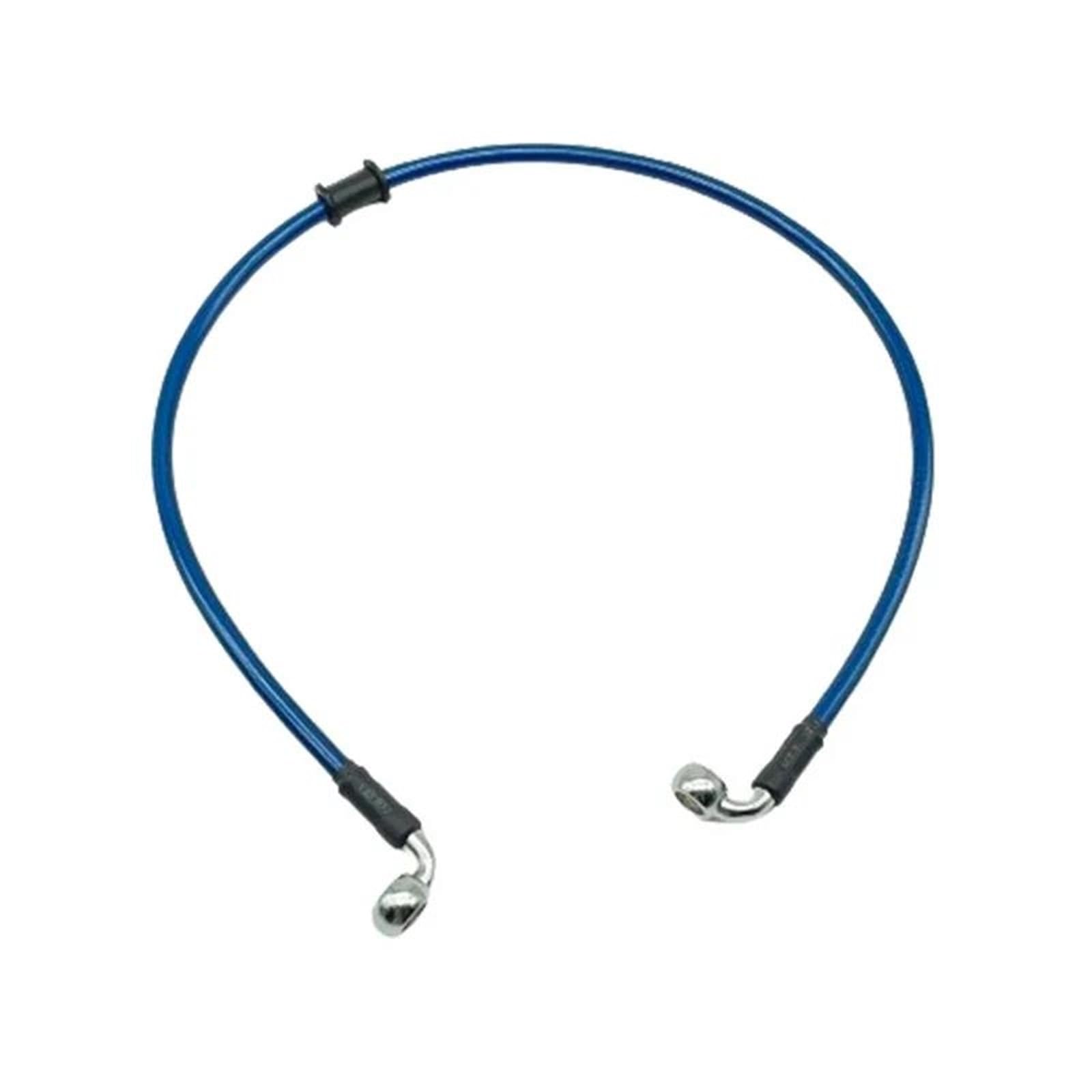 Hydraulic Brake Hose Universal Racing Bike Motorcycle Braided Line Steel Brake Hose Cable Hydraulic Banjo Oil Pipe 300-2200mm 10mm 90 Degree(200cm)