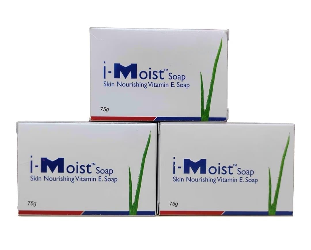 i-Mo-ist soap | Skin Nourishing Vitamin E Soap with Neutral pH 5.5 | 75g X 3-image-12