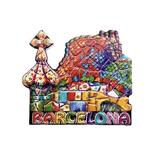 3D Gaudi Apartment Barcelona Spain Refrigerator Fridge Magnet Tourist Souvenirs Handmade Magnetic Stickers Home Kitchen Decoration Travel Gift