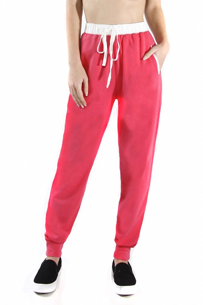 Sassy Apparel Women's Active Wear Comfortable Jogger Pants with Drawstring