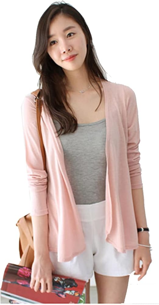 Amazon 優億 レディース 長袖 カーディガン 薄手 羽織り 冷房対策 オフィス 部屋着 レディース Uvカット 春夏 トップス Aタイプ ボタンなし ピンク カーディガン ボレロ 通販 Amazon 優億 レディース 長袖 カーディガン 薄手 羽織り 冷房対策 オフィス 部屋着 レディース Uvカット 春夏 トップス Aタイプ ボタンなし ピンク カーディガン ボレロ 通販