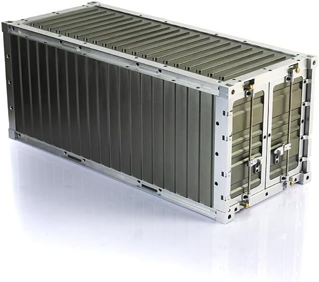 TOUCAN RC HOBBY 20ft Metal Container Box for DIY 1/14 RC Truck Trailer Tractor