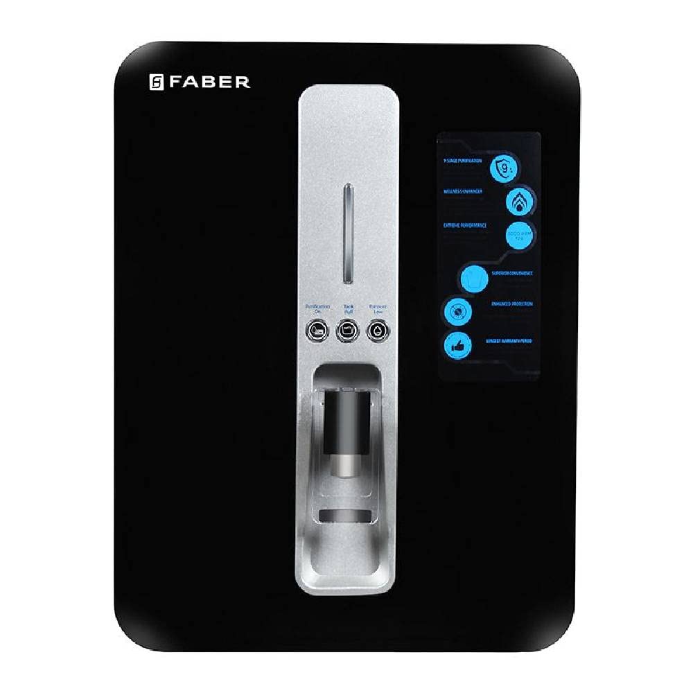 Faber Neutron Plus RO+ UV + UF + Copper Guard with pH Enhancer, 10lts, 9 Stage Purification. Suitable Upto 2500 TDS-image-14