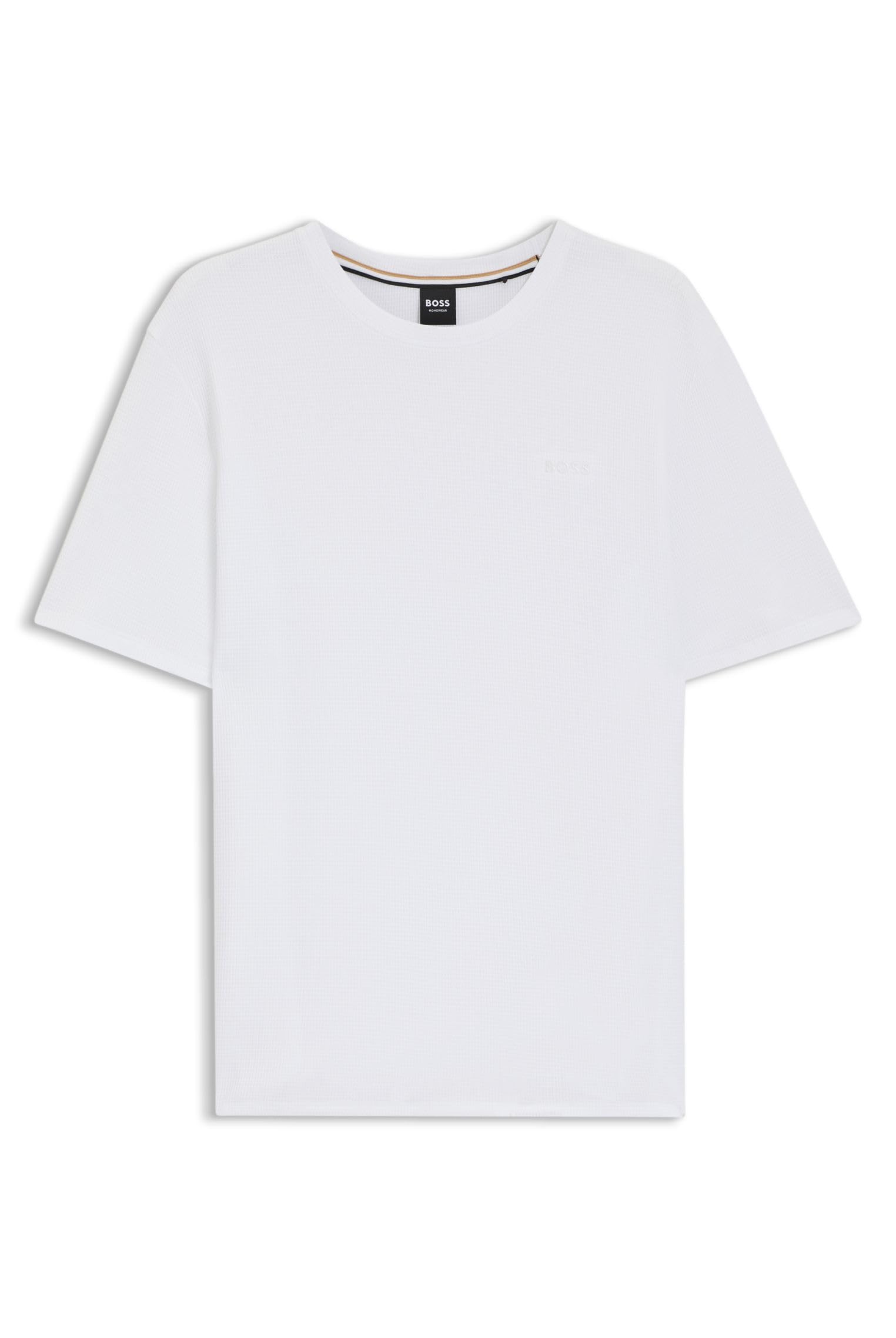 Boss Waffle Loungewear T-Shirt - White