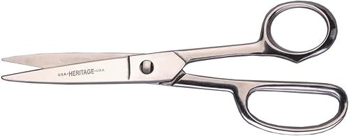 Tijeras de cocina y tijeras, 8 pulgadas de acero inoxidable se rompe para una fácil limpieza, apto para lavavajillas, cubiertos Heritage 758BA