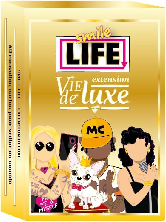 Lot Smile Life Jeu de Base En Français + Extension Trash + 1 Décap (Base + Trash